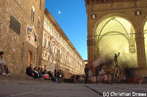Uffizien am Abend